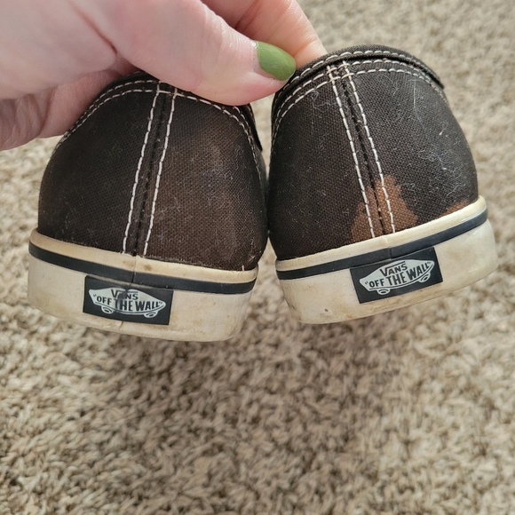 Vans Shoes Authentic Lopro Lo Pro Black White Men's 7 Women's 8.5 - Picture 5 of 7